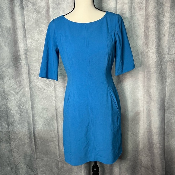 Tahari Arthur S Levine Women’s Sheath Crepe Dress with Pockets - sz 2P - Picture 1 of 15